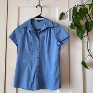 Bosch 40 Blue Button-Down Women's Shirt